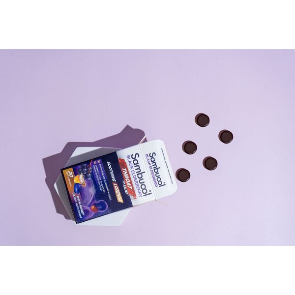 Sambucol Black Elderberry Throat Lozenge, 20 CT