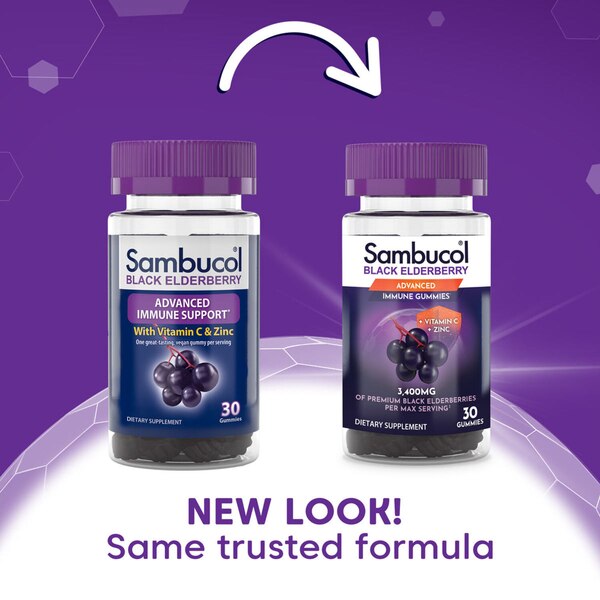 Sambucol Black Elderberry Immune Support Gummies, 30 CT