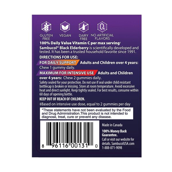 Sambucol Gummies, 60 CT