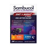 Sambucol Day+Night Cough Relief Capsules, Black Elderberry, 24 CT, thumbnail image