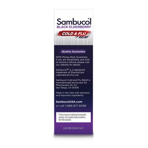 Sambucol Black Elderberry Cold & Flu Relief Tablets, 30 CT
