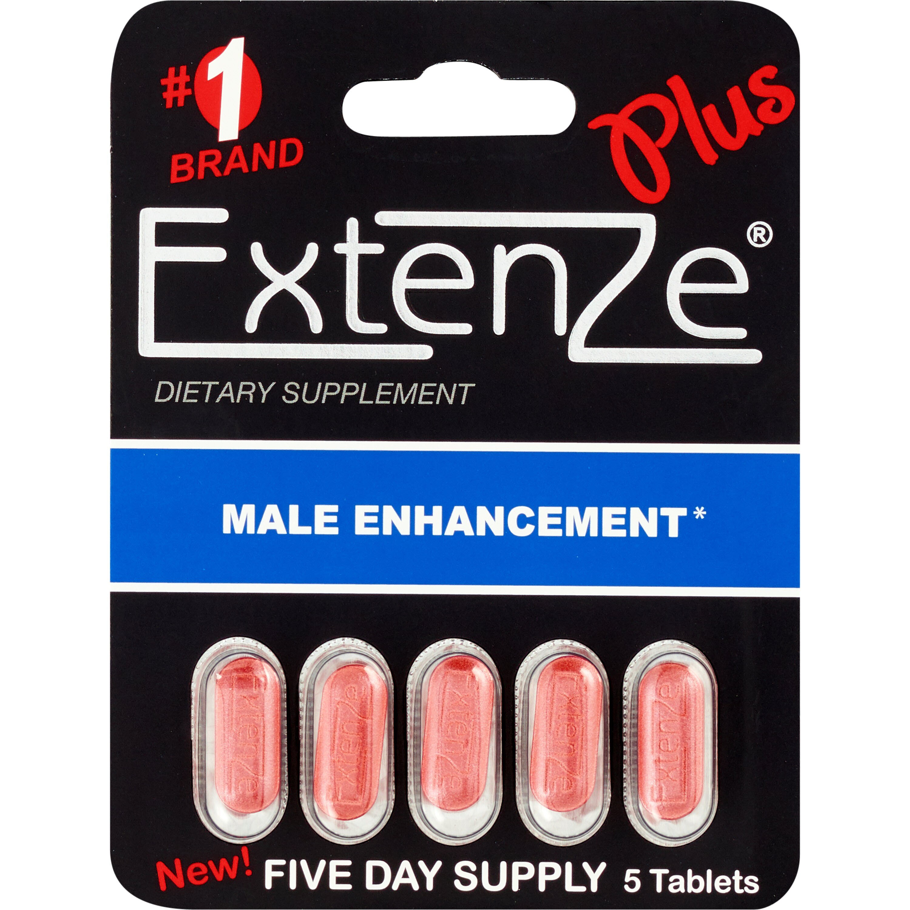 Extenze Plus Trial Size Male Enhancement Pills, 5CT