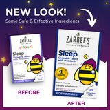 Zarbee's Naturals Children's Sleep with Melatonin Chewable Tablets, Grape, 30 CT, thumbnail image
