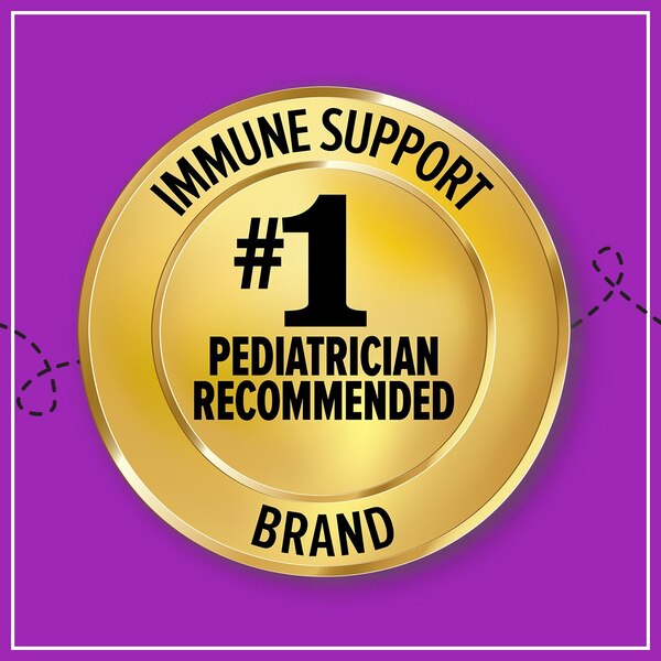 Zarbee's Naturals Children's Elderberry Immune Support, Vitamin C & Zinc, Berry, 21 Gummies