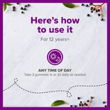 Zarbee's Daily Immune Support* Gummies with Real Elderberry, Vitamins A, C, D, E, & Zinc, 60 CT, thumbnail image