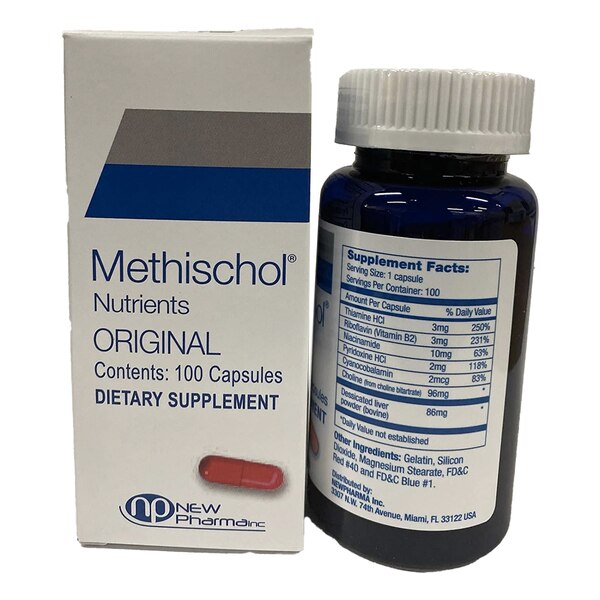 Methischol Nutrients Original Capsules, 100 CT