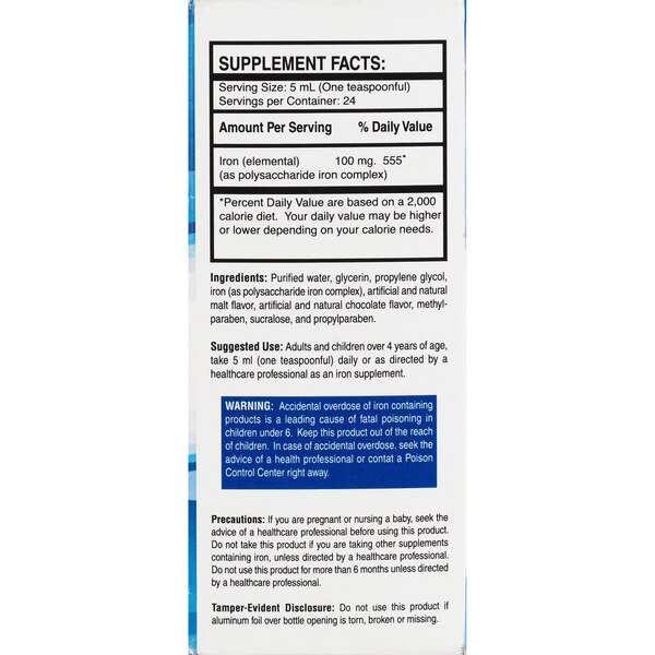 Irofol Polyusaccharide Iron Complex, 4 FL OZ