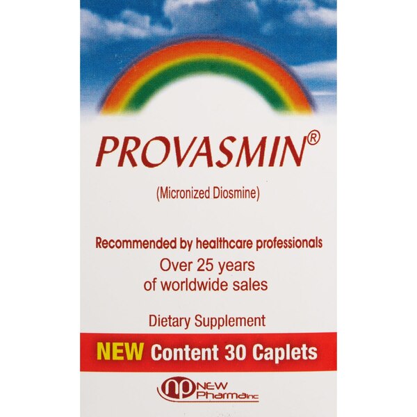 Provasmin Micronized Diosmine, Caplet, 30 CT
