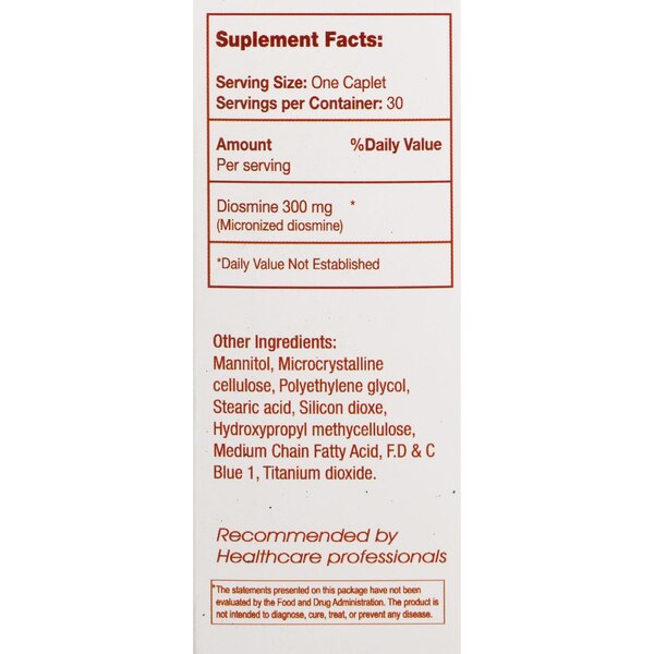 Provasmin Micronized Diosmine, Caplet, 30 CT