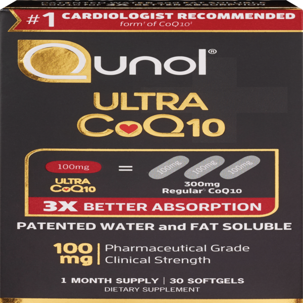 Qunol Ultra CoQ10 Softgels 100mg