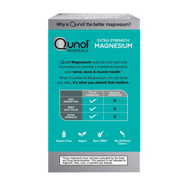 Qunol Es Magnesium 420mg Capsules, 60 CT