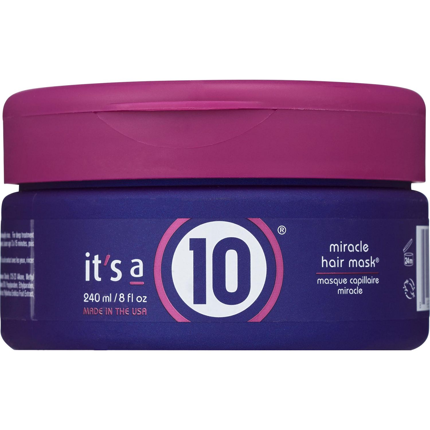 It's A 10 Miracle Hair Mask, 8 OZ