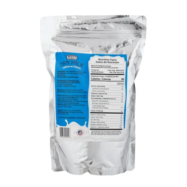 Kasim Instant Non-Fat Dry Milk, 26 OZ
