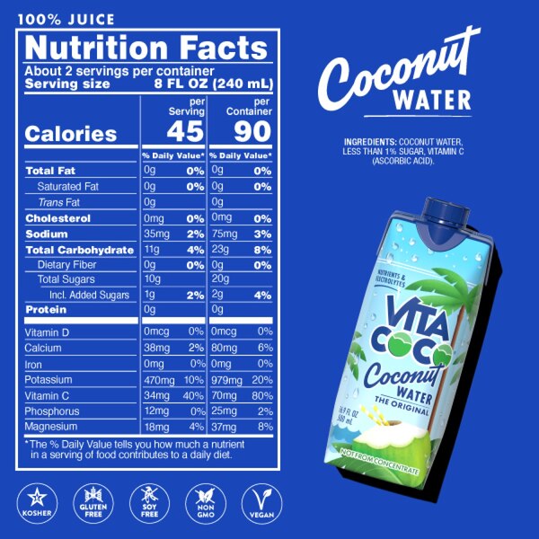 Vita Coco Pure, 4 PK