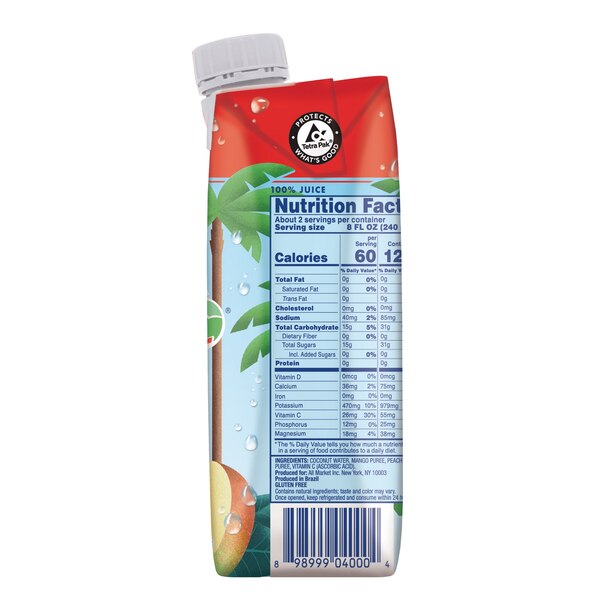 Vita Coco Peach Mango, 16.9 OZ