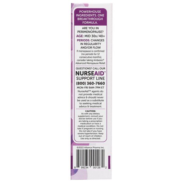 Amberen Perimenopause Relief, 60 CT