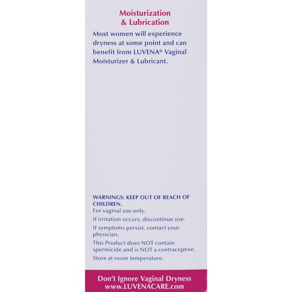 Luvena Vaginal Moisturizer & Lubricant, 6 CT