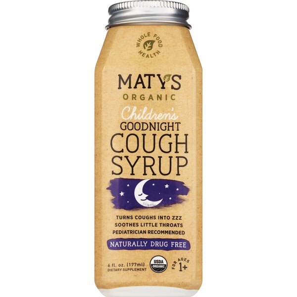 Maty's Organic Children's Good Night Cough Syrup, 6 OZ