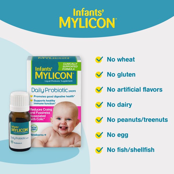 Infants' Mylicon Daily Probiotic Drops, 0.28 FL OZ