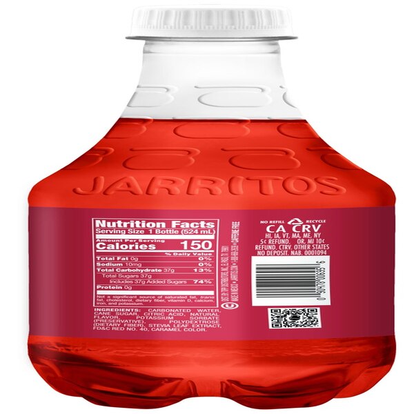 Jarritos, Fruit Punch Soda, 17.7 oz