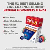 Cold-EEZE Homeopathic Plus Cold & Flu Relief Zinc Lonzenges, Mixed Berry, 25 CT, thumbnail image