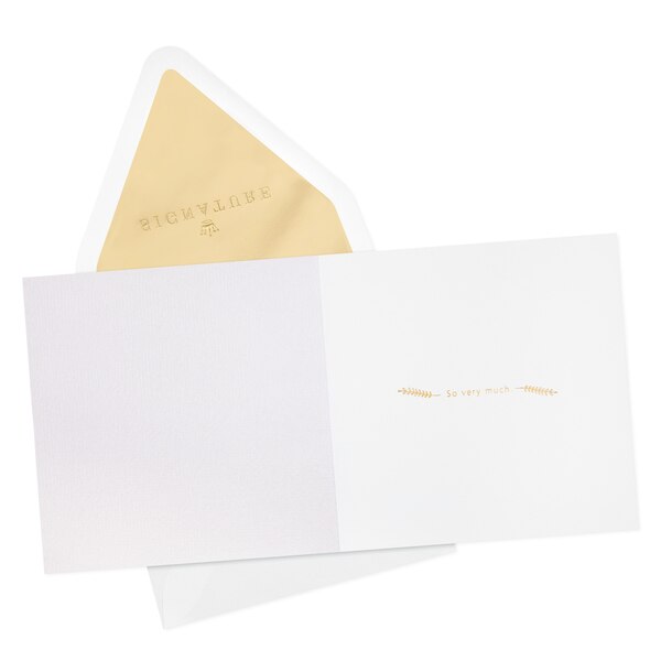 Hallmark Signature Thank You Card, Thank You So Much (Nurses Day Card, Teacher Appreciation, Healthcare Worker Gift) E7