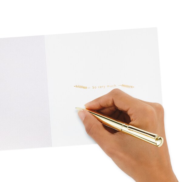 Hallmark Signature Thank You Card, Thank You So Much (Nurses Day Card, Teacher Appreciation, Healthcare Worker Gift) E7