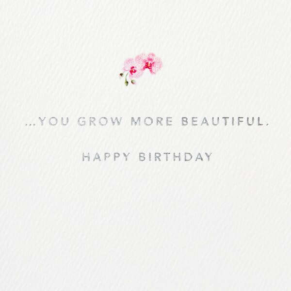 Hallmark Signature Birthday Card for Her (Orchid) E5
