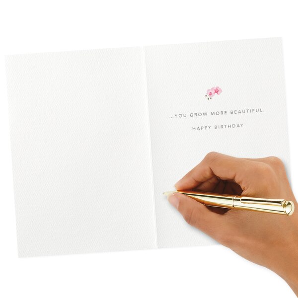 Hallmark Signature Birthday Card for Her (Orchid) E5
