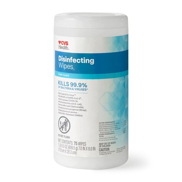 CVS Health Disinfecting Wipes, Fresh Scent