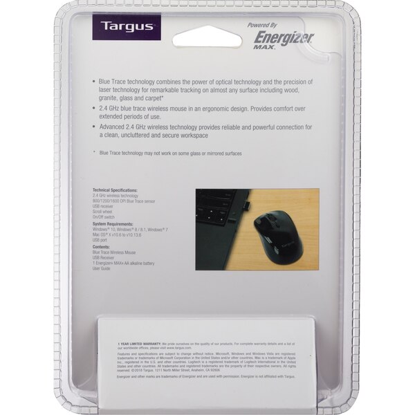 Targus Blue Trace Wireless Mouse