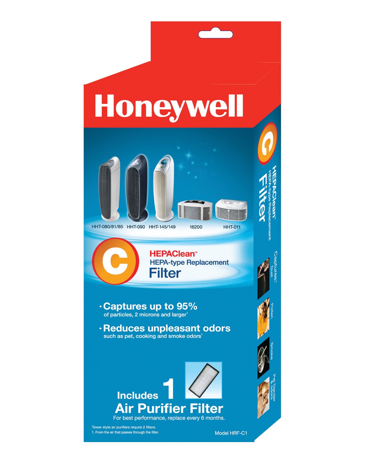 Honeywell HEPAClean - Filtro de repuesto C