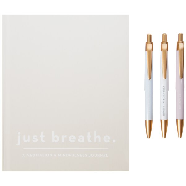 Just Breathe Prompted Journal Gift Set
