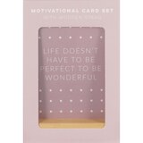 Motivational Card Set with Wooden Stand, thumbnail image
