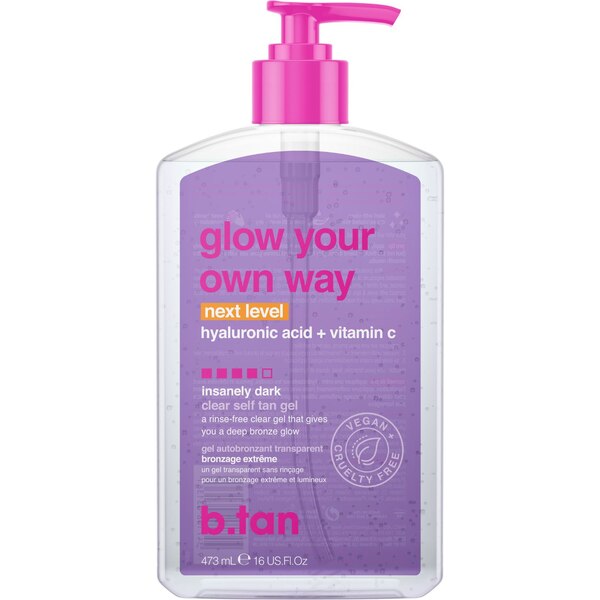 b.tan glow your own way next level