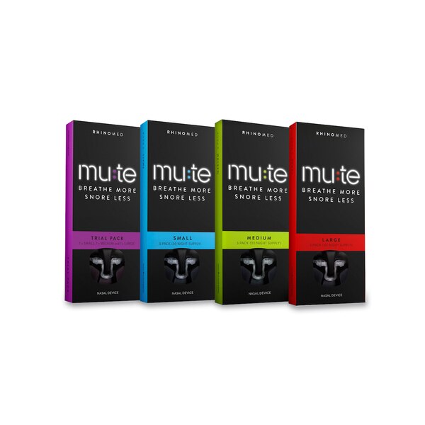 MUTE Breathe More, Snore Less Trial Pack, 3CT