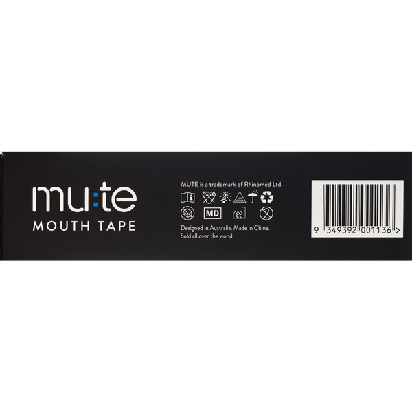 MUTE Snoring Mouth Tape, 30 CT