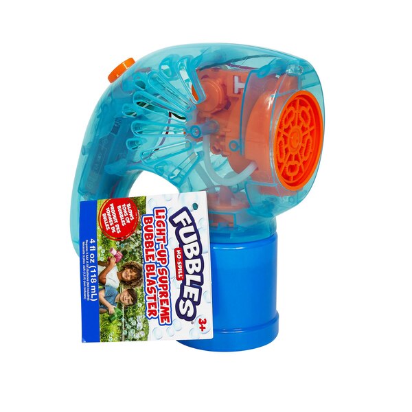 Fubbles Light-Up Supreme Bubble Blaster, Assorted Colors