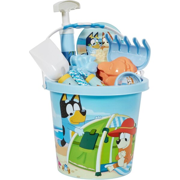 Bluey 14-Piece Beach Bucket Activity Set