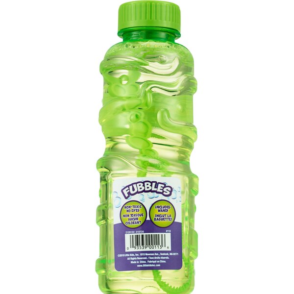 Fubbles Bubble Solution, Assorted Colors, 16 oz