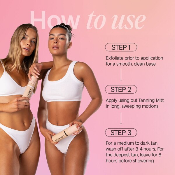 Bali Body Self Tanning Mousse, Ultra Dark