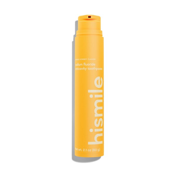 hismile Sodium Fluoride Anticavity Toothpaste, Mango Sorbet, 2.1 OZ