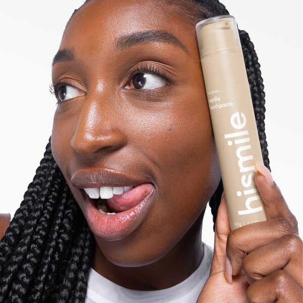 hismile Sodium Fluoride Anticavity Toothpaste, Vanilla, 2.1 OZ