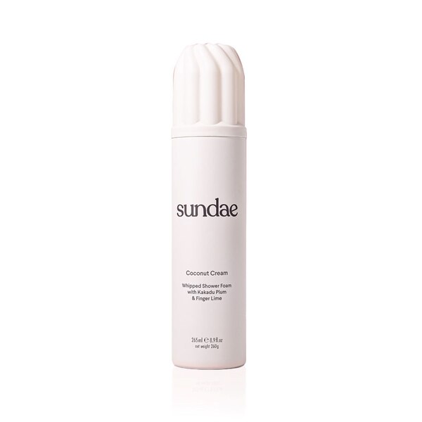 Sundae Coconut Cream Whipped Shower Foam Body Wash, 8.9 OZ