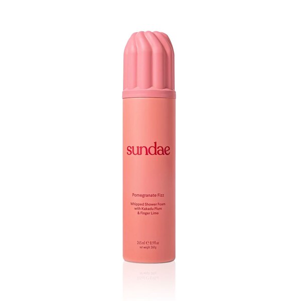Sundae Pomegranate Fizz Whipped Shower Foam Body Wash, 8.9 Oz