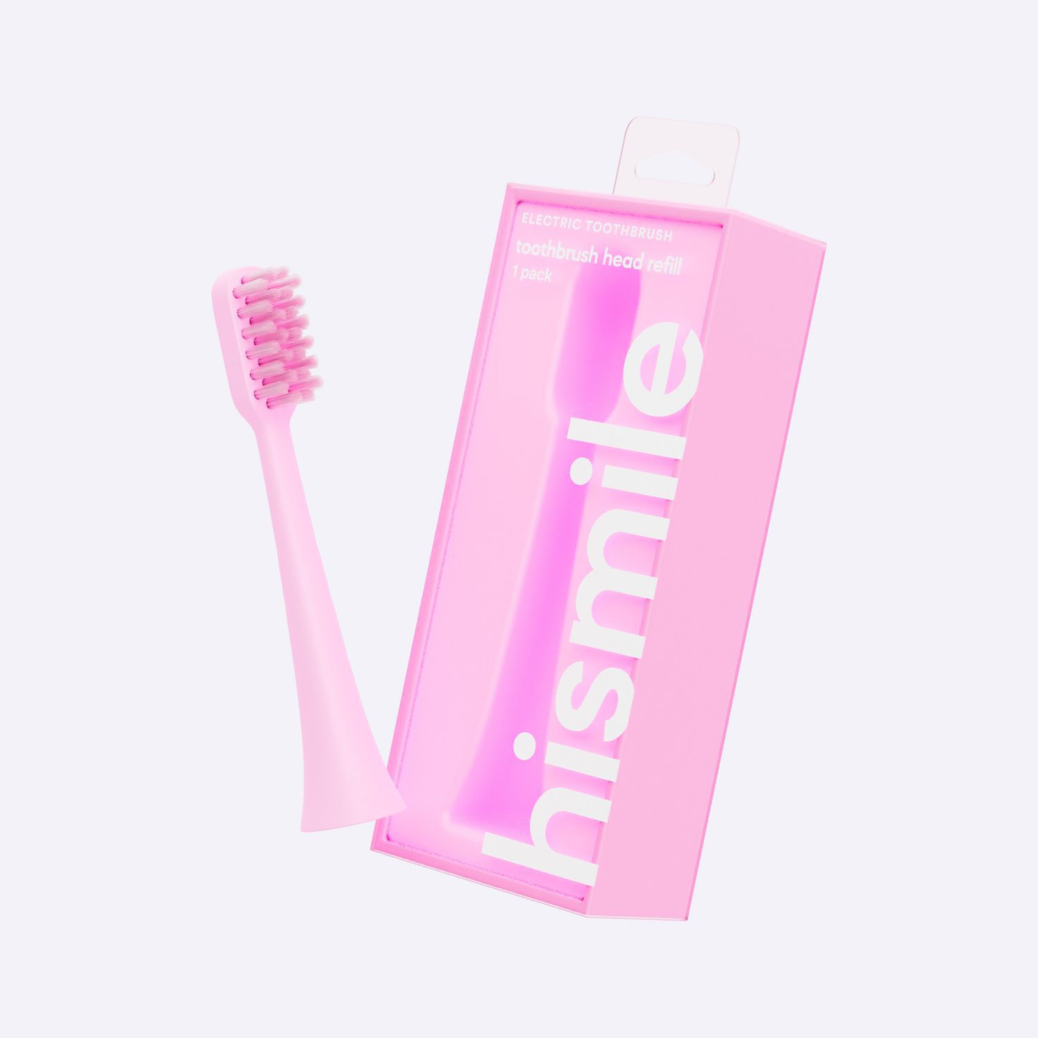 hismile Electric Toothbrush Replacement Brush Heads, Pink, 1 CT