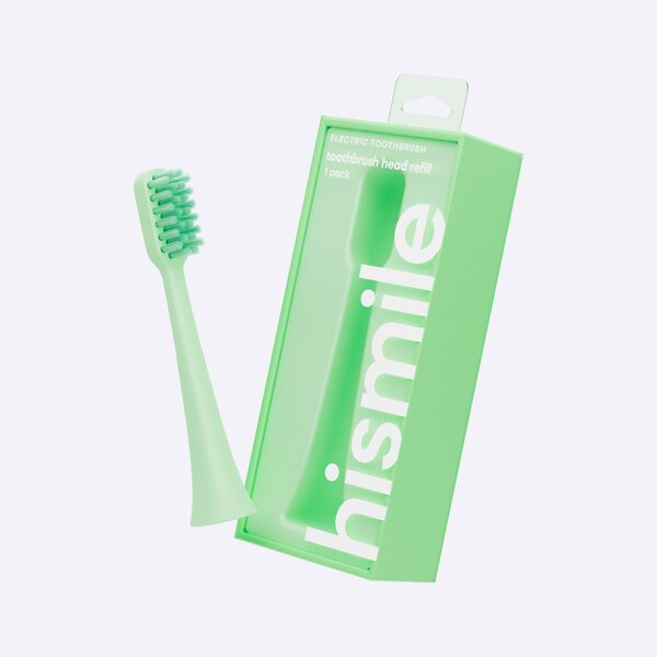 hismile Electric Toothbrush Replacement Brush Heads, Green, 1 CT