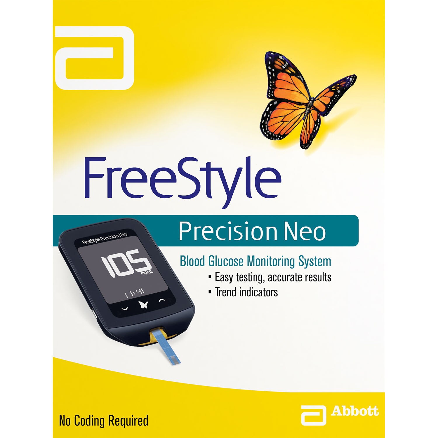 FreeStyle Precision Neo Blood Glucose Monitoring System Pick Up In