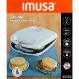 IMUSA GAU-80300US Electric Arepa Maker, 1200 W, White, thumbnail image