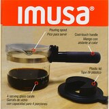IMUSA Replacement Carafe for Electric Espresso Maker, Glass, thumbnail image